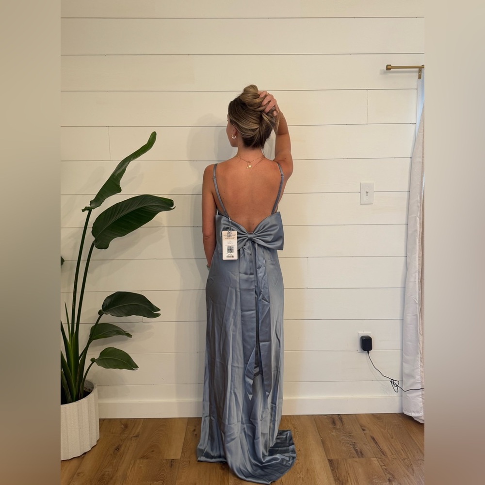 BRAND NEW WITH TAGS Revelry French Blue Bridesmaid Dress